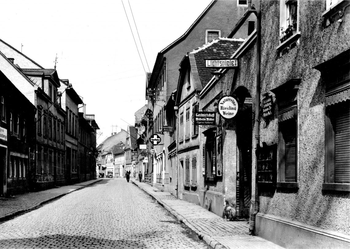 Frankfurter Straße in den 1930ern